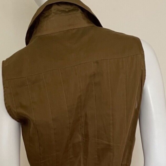 NWT STRENESSE GABRIELE STREHLE COLLECTION PLEATED SAFARI SHIRT BELTED DRESS 6 - Picture 5 of 6